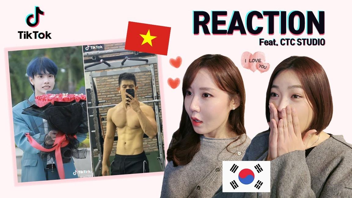 Phản ứng của bạn nữ Hàn Quốc khi lần đầu xem Tik Tok Việt Nam (mê luôn bạn trai Việt Nam)