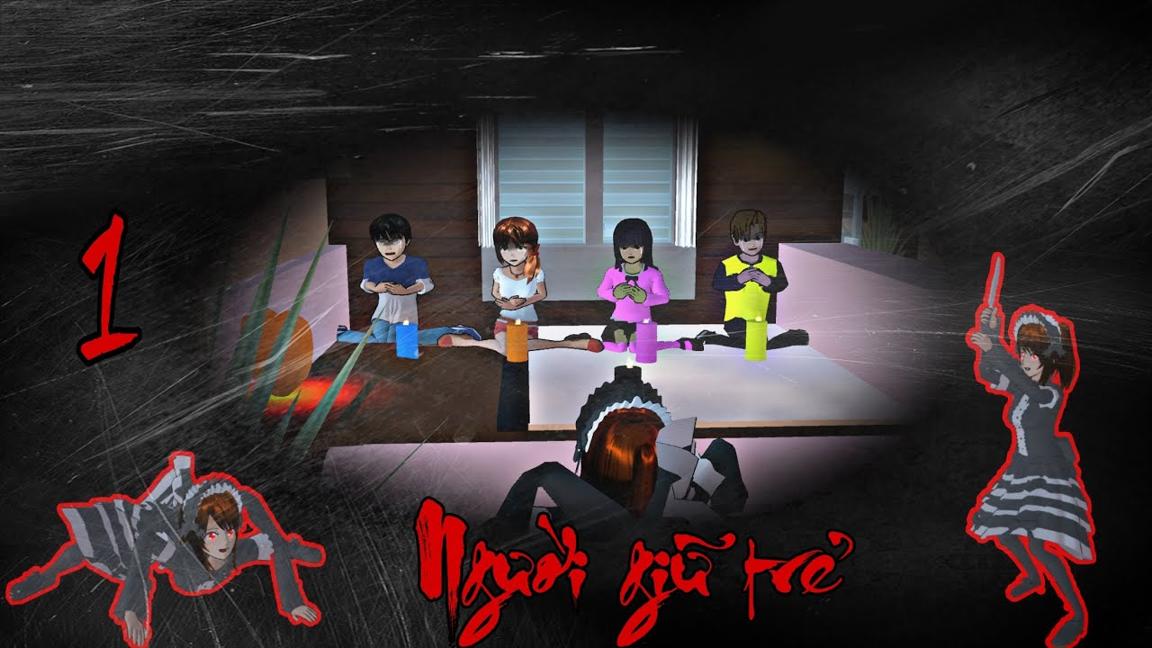 [ Sakura School Simulator ] Người giữ trẻ - Chap 1|| Trò chơi những cây đèn cầy