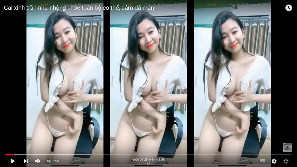 bigo lo hang | Gai xinh Việt trần như nhộng khoe toàn bộ cơ thể, dâm dã man | live show xuyên thấu