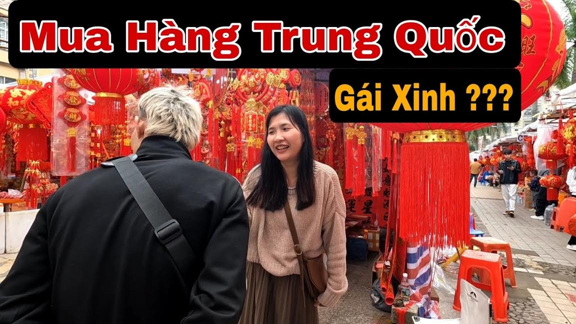 Tết  Mua Đồ Trung Quốc Trở Về Việt Nam Gặp Gái Xinh Ở  Đây ??!