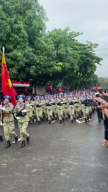 Các cô gái lực lượng giữ gìn hoà bình Việt Nam xinh đẹp quá !!!! #70nămchiếnthắngđiệnbiênphủ